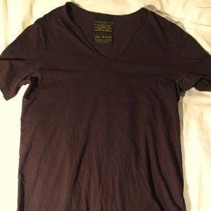 All Saints Marroon Shirt